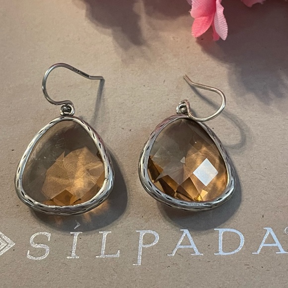 Silpada ABLAZE Sterling Silver Earrings W2775 - Picture 12 of 16